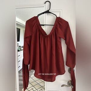 Medium off the shoulder top